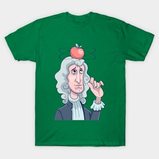 Isaac Newton Apple T-Shirt